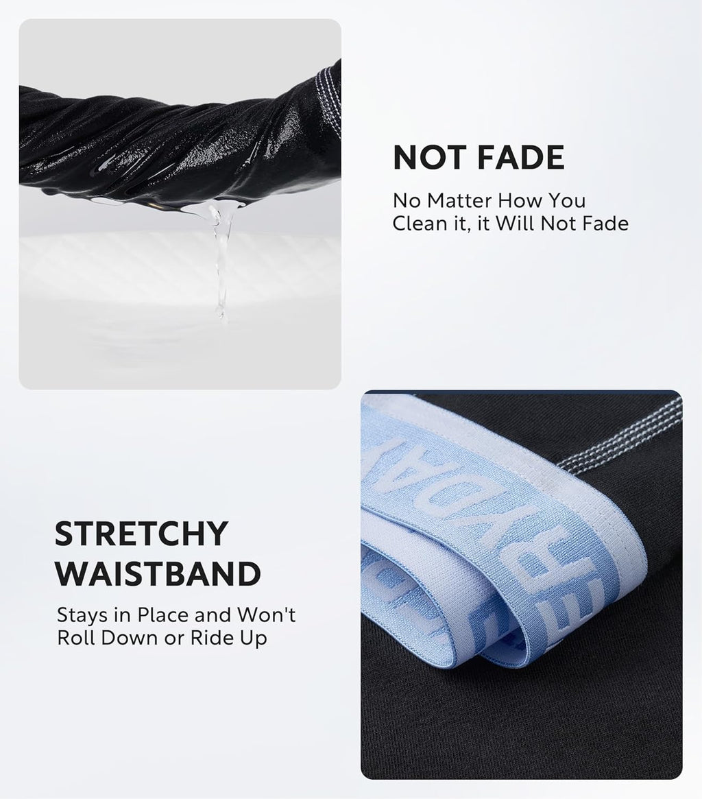 Separatec Cotton Dual Pouch Men's Underwear Comfortable Soft Breathable Everyday Boxer Briefs for men 7 Pack